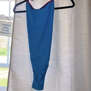 Sporti tie back blue swimsuit size 40